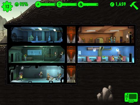 fallout shelter which rooms merge.